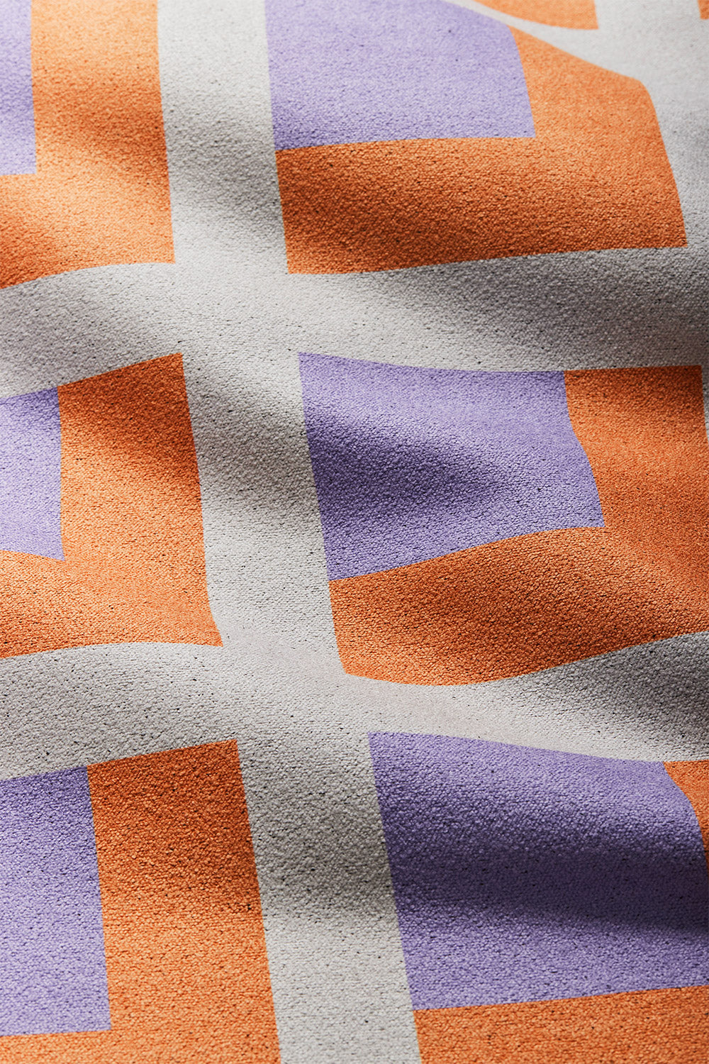 Original Towel: Boxy Orange Lavender