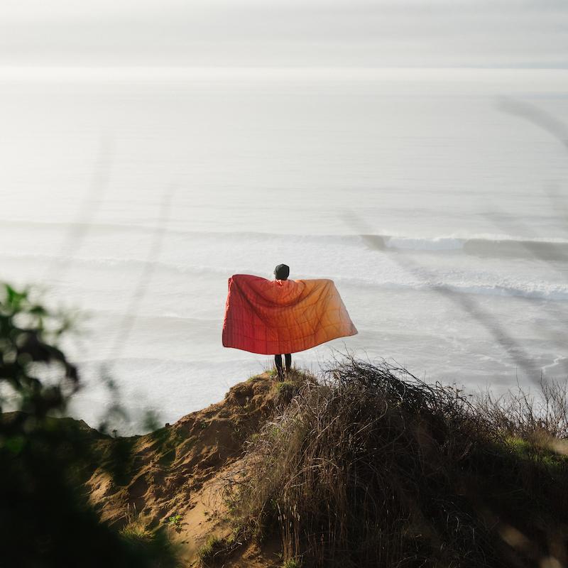 NanoLoft® Puffy Blanket - Patch Fade Warm