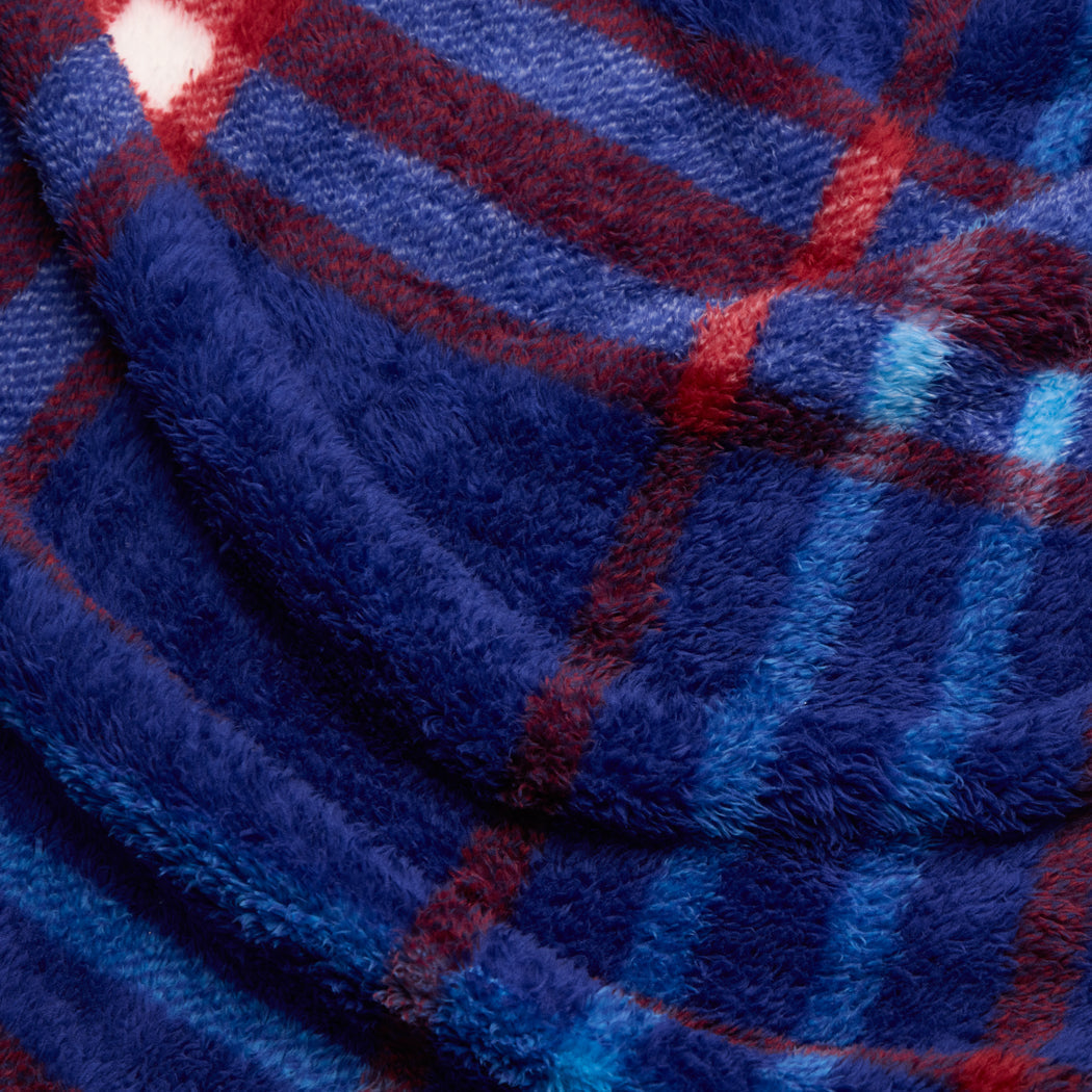 Sherpa Fleece Blanket - Lakeside Plaid