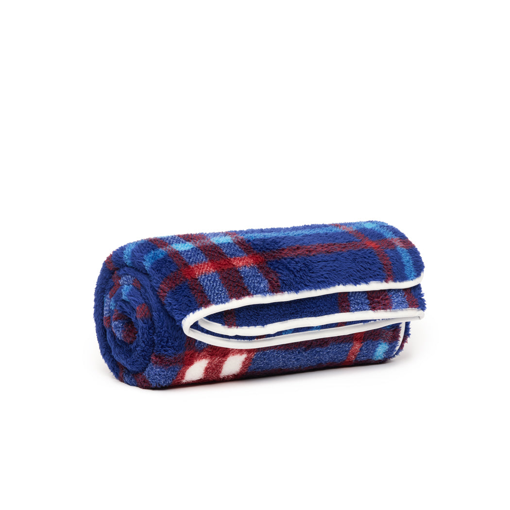 Sherpa Fleece Blanket - Lakeside Plaid