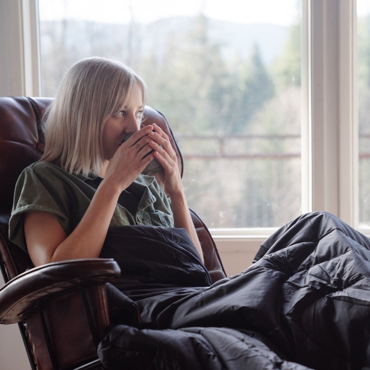 Original Puffy Blanket - Black