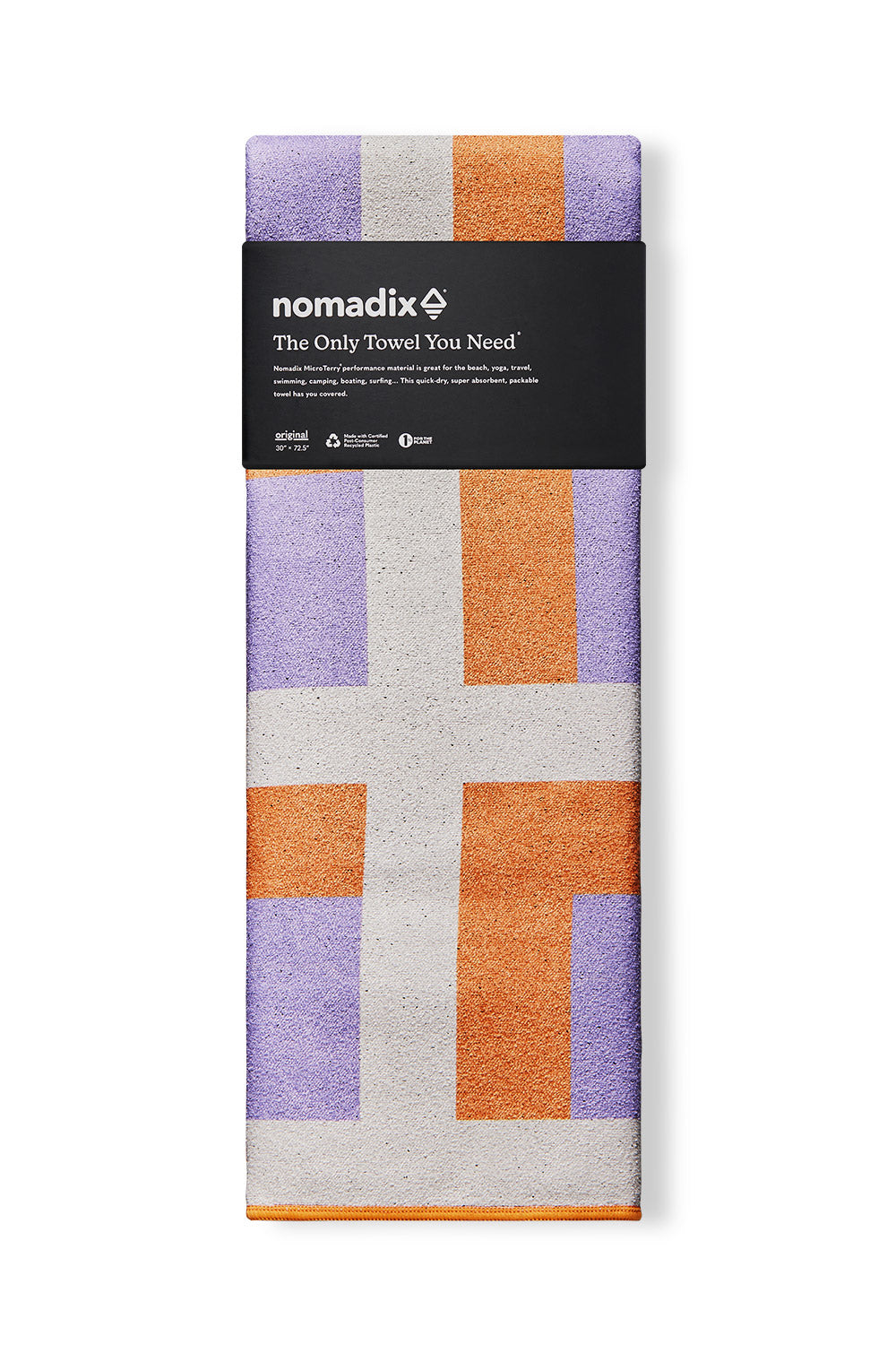 Original Towel: Boxy Orange Lavender