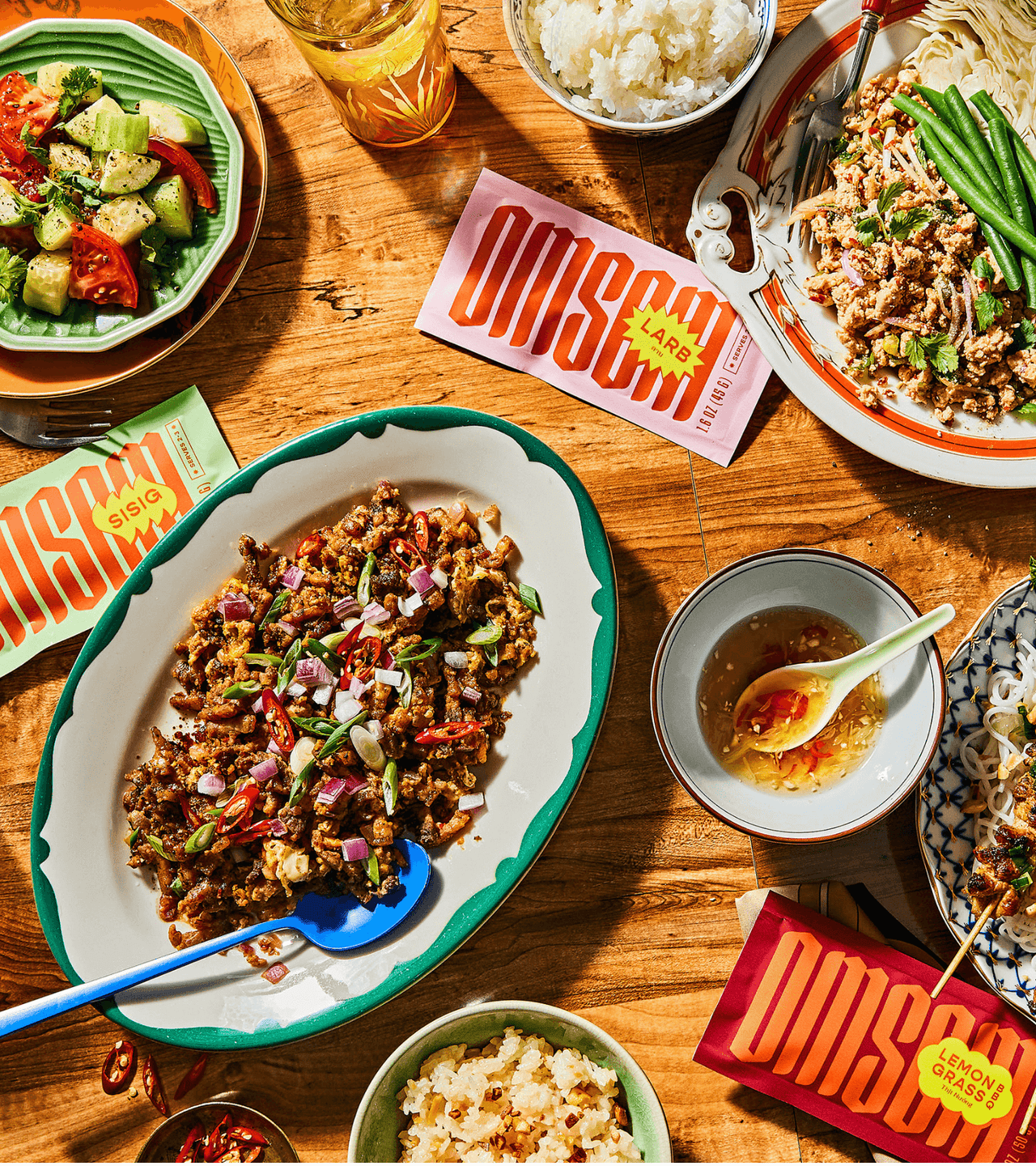 Southeast Asian Omsom Sauce Sampler