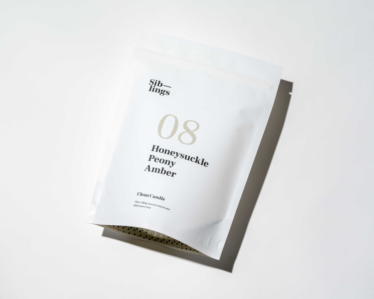 Siblings: Candle Kit No 08 — Peony, Honeysuckle, Amber